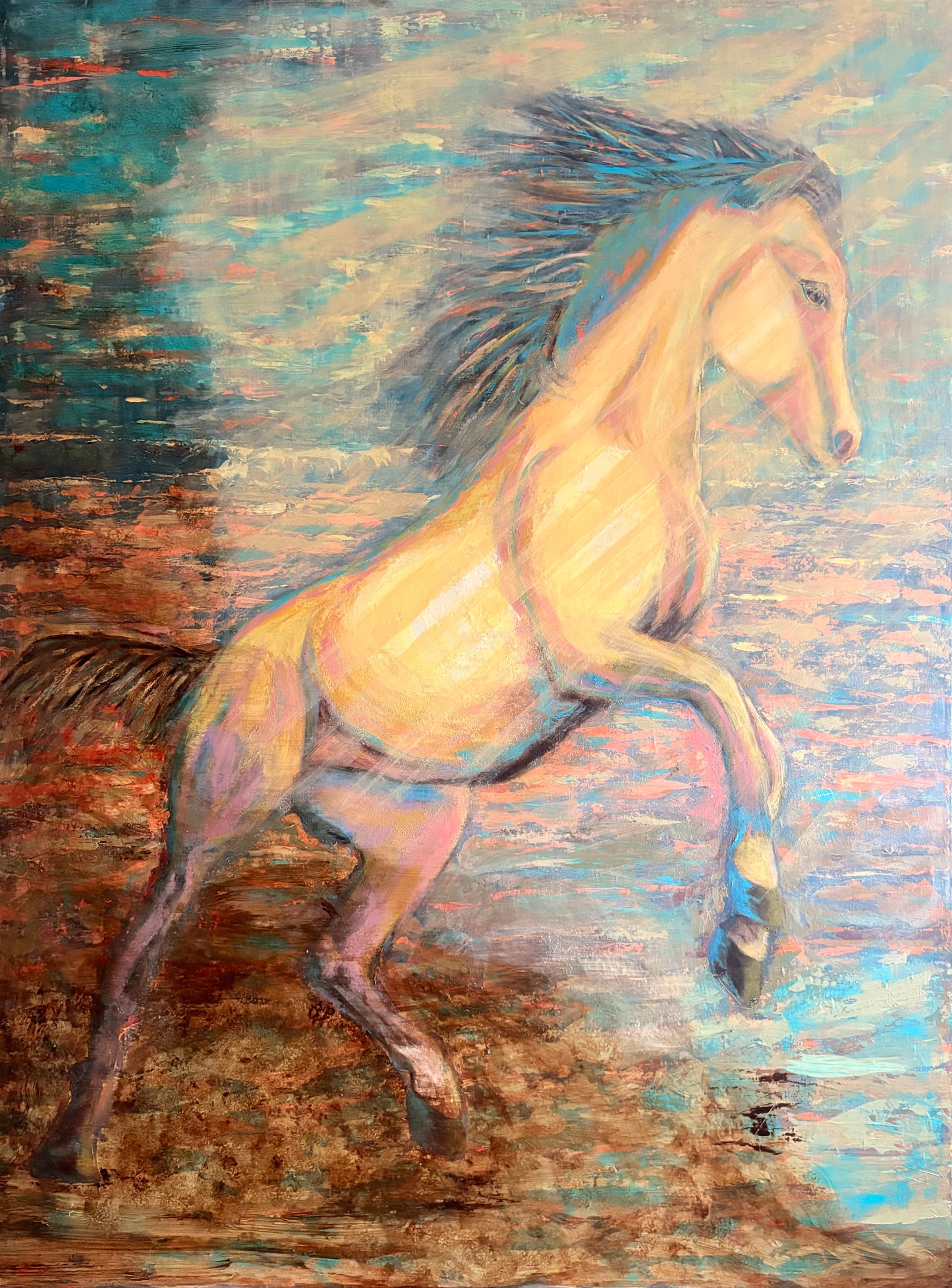 Horse on the Beach