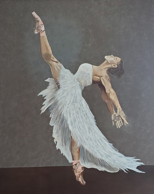 Misty Copeland Acrylic Painting [Not for Sale] Example of Work to be Commissioned